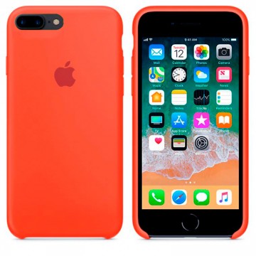 Чехол Silicone Case Original iPhone 7 Plus, 8 Plus №13 (Orange) (N13) в Одессе