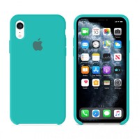 Чехол Silicone Case Original iPhone XR №21 (Ice sea blue) (N21)