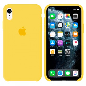 Чехол Silicone Case Original iPhone XR №55 (Light yellow) (N50) в Одессе