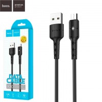 USB кабель Hoco X30 Star micro USB 1m черный