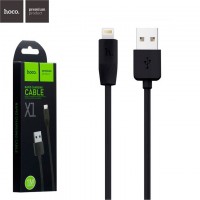 USB кабель Hoco X1 Rapid Lightning 1m черный