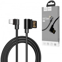 USB кабель Hoco U37 Long Roam Lightning 2m черный