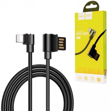 USB кабель Hoco U37 Long Roam Lightning 3m черный в Одессе