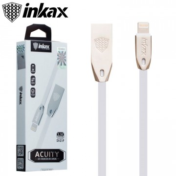 USB кабель inkax CK-62 Lightning белый в Одессе