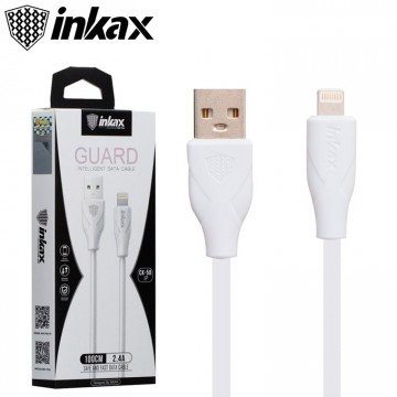 USB кабель inkax CK-58 Lightning белый в Одессе