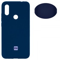 Чехол Silicone Cover Full Xiaomi Redmi 7 синий