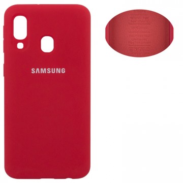 Чехол Silicone Cover Full Samsung A40 2019 A405 красный в Одессе