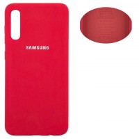 Чехол Silicone Cover Full Samsung A70 2019 A705 красный