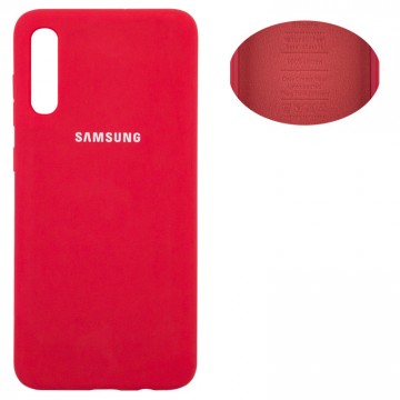 Чехол Silicone Cover Full Samsung A70 2019 A705 красный в Одессе