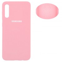 Чехол Silicone Cover Full Samsung A70 2019 A705 розовый