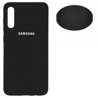 Чехол Silicone Cover Full Samsung A70 2019 A705 черный