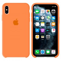 Чехол Silicone Case Original iPhone X, XS №56 (Papaya) (N49)