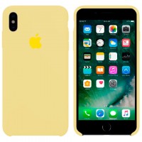 Чехол Silicone Case Original iPhone X, XS №51 (Custard) (N51)