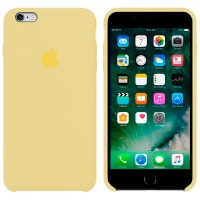 Чехол Silicone Case Original iPhone 6, 6S №51 (Custard) (N51)