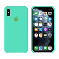 Чехол Silicone Case Original iPhone X, XS №50 (Spearmint green) (N47)