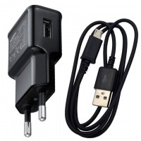 Сетевое зарядное устройство Samsung ETA-U90 1USB 2A micro-USB black тех.пак.