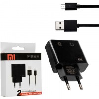 Сетевое зарядное устройство Xiaomi DK-M2 2USB 2.0A micro-USB black