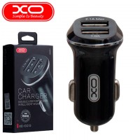 Автомобильное зарядное устройство XO CC13 2USB 2.4A black