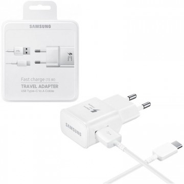 Сетевое зарядное устройство Samsung S8 Fast charger 1USB 2.0A Type-C white пластик в Одессе