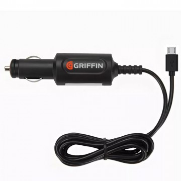Автомобильное зарядное устройство GPS Griffin 1.5м 2.1A micro-USB тех.пакет black в Одессе