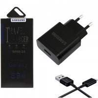 Сетевое зарядное устройство Samsung S9 Plus Fast charger 800EWE 1USB 2.0A Type-C black картон