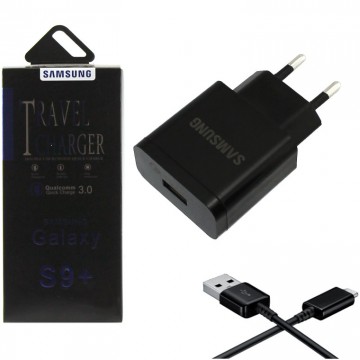 Сетевое зарядное устройство Samsung S9 Plus Fast charger 800EWE 1USB 2.0A Type-C black картон в Одессе