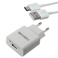 Сетевое зарядное устройство Samsung S9 Plus Fast charger 800EWE 1USB 2.0A Type-C тех.пакет white