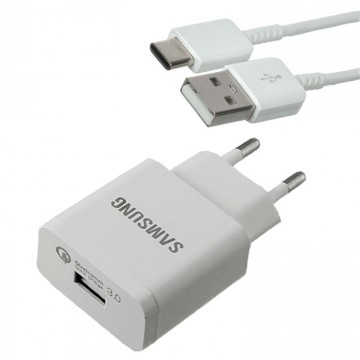 Сетевое зарядное устройство Samsung S9 Plus Fast charger 800EWE 1USB 2.0A Type-C тех.пакет white в Одессе