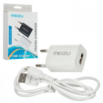 Сетевое зарядное устройство Meizu ZH-GF637 1USB 1.5A micro-USB white в Одессе