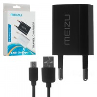 Сетевое зарядное устройство Meizu ZH-GF637 1USB 1.5A micro-USB black