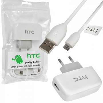 Сетевое зарядное устройство HTC TC-P450-EU 1USB 1.0A micro-USB тех.пакет white в Одессе