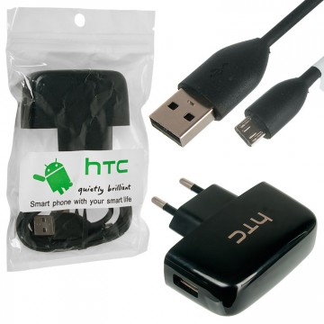 Сетевое зарядное устройство HTC TC-P450-EU 1USB 1.0A micro-USB тех.пакет black в Одессе