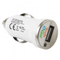 Автомобильное зарядное устройство Car-007 1USB 1.0A white без коробки