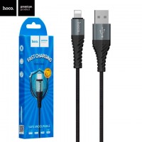 USB кабель Hoco X38 Cool Lightning 1m черный