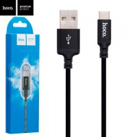 USB кабель Hoco X14 Times Type-C 2m черный