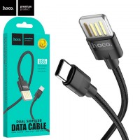 USB кабель Hoco U55 Outstanding Type-C 1.2m черный