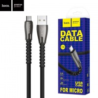 USB кабель Hoco U58 Core micro USB 1.2m черный