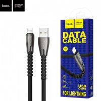 USB кабель Hoco U58 Core Lightning 1.2m черный