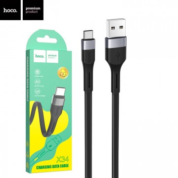 USB кабель Hoco X34 Surpass Type-C 1m черный в Одессе