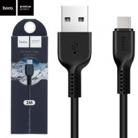 USB кабель Hoco X20 Flash Type-C 2m черный