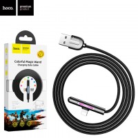 USB кабель Hoco U65 Colorful Magic Lightning 1.2m черный