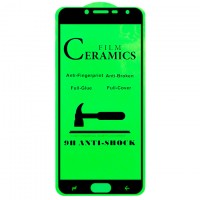 Защитное стекло Ceramics Anti-shock Samsung J5 2017 J530 black тех.пакет