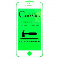 Защитное стекло Ceramics Anti-shock Apple iPhone 6 white тех.пакет