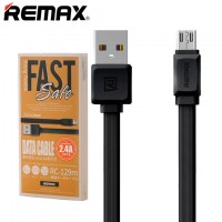 USB кабель Remax RC-129m Fast Pro micro USB 1m черный