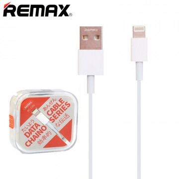 USB кабель Remax RC-120i Chaino Lightning белый в Одессе