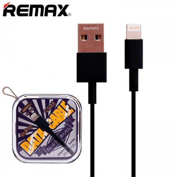 USB кабель Remax RC-120i Chaino Lightning черный в Одессе