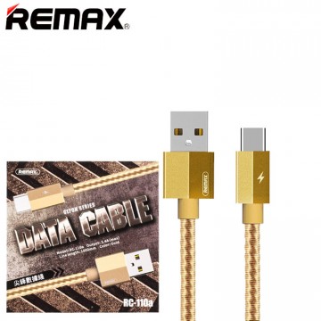 USB кабель Remax RC-110a Gefon Type-C 1m золотистый в Одессе