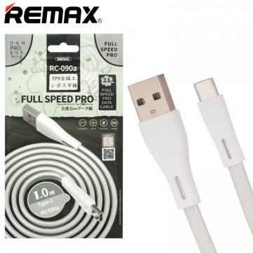 USB кабель Remax RC-090a Full Speed Pro Type-C 1m серебристый в Одессе