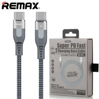 USB кабель Remax RC-151cc Type-C - Type-C серебристый