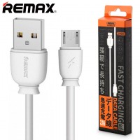 USB кабель Remax RC-134m Suji micro USB белый